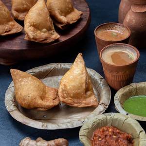 Chai Samosa Combo (serves 2)