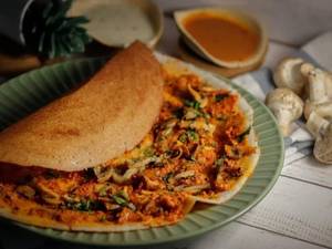 Mushroom Masala Dosa