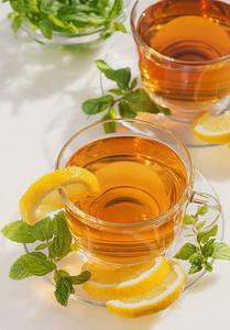 Hot Black Lemon Tea