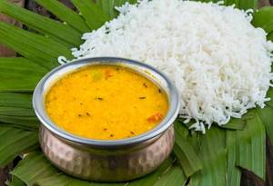 Rice & Gujarati Dal / Papad