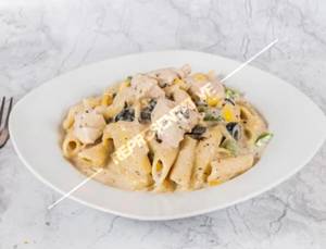 White Sauce Chicken Pasta 
