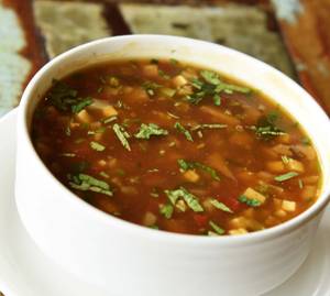 Vegetable hot and sour soup