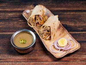 Mutton Masala Tikka Roll