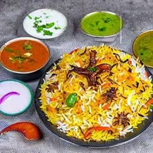 Veg Sahi Handi Biryani Premium