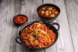 Veg Triple Schezwan Noodles