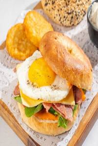 Egg, Ham & Cheese Bagel