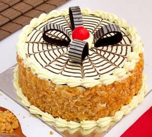 Eggless Butterscotch Cake [1 Pound]