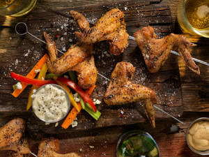 Chicken Leg Kebab (2 Pcs)