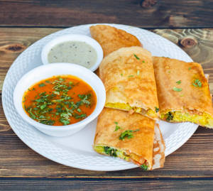 Cut Masala Dosa