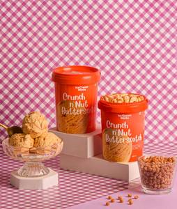 Crunch n Nut Butterscotch Ice Cream 500 ml Tub