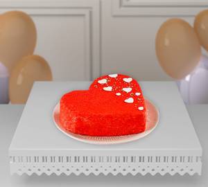 Red Velvet Heart Shape Cake  