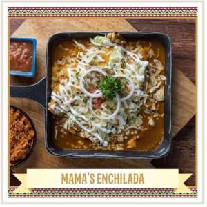 Mamas Enchilada Corn Tortilla With Chicken