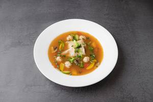 Seafood Goyza Soup ( Japanese )