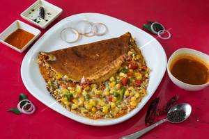 Rawa Vegetable Cheese Dosa