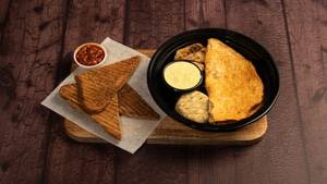 Schezwan Omelette [thika Maza]