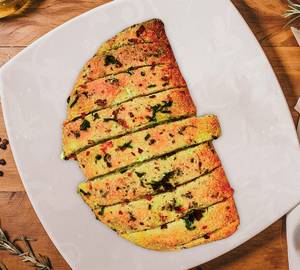 Bbq Paneer & Cheese Garlic Bread