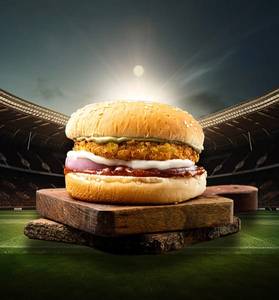 Masala Aloo Tikki Burger