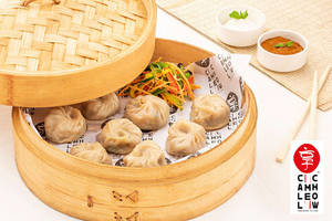 Steamed Veg Momos (8)