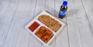 Chilli Paneer Rice Mix + Cold Drink 250 Ml