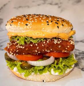 Korean Crispy Paneer Burger