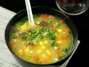 Sweet corn Chicken Soup