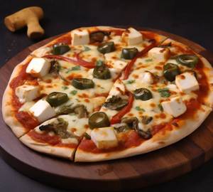 Paneer Mushroom Jalapeno Pizza 6 Inches