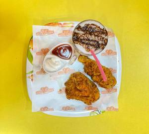 Drumstick (1pc) Thigh (1pc) Ice Cream Shake 