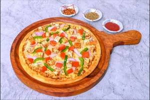 Tandoori paneer pizza