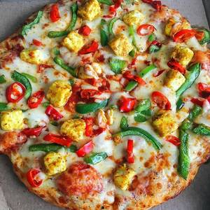 Paneer Capsicum And Red Peprika