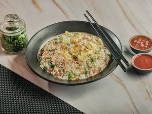 Egg Burnt Garlic Fried Rice