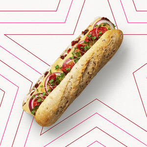 Posh Cheddar & Pickle Breakfast Baguette