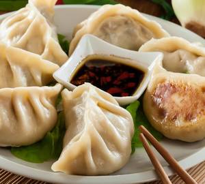 Chicken tikka steamed momos