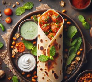 Masala Soya Chaap Roll