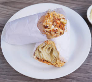 Chicken Open Special Salad Shawarma