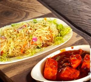 Veg chowmin combo                     