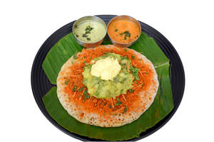 Open Butter Masala Dosa
