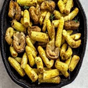 Baby-Corn Mushroom Garlic