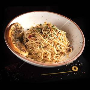 Spaghetti Aglio E Olio Prawns