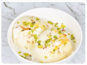 Malai Rasgulla (2 Pieces)