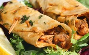 Mutton Tikka Roll