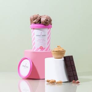 Dark Chocolate Peanut Butter  Vegan & Sugar Free Ice Cream