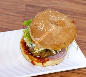 Chicken tikki burger