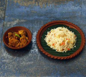 Bengali Fried Rice(450g) + Chicken Kasha(6 Pieces)