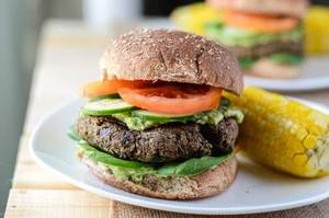 Spinach Corn Burger