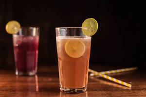 Basil iced tea 