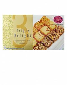 Karachi Triple Delight Gold(Choco Cashew, Cashew & Fruit) [600 Grams]