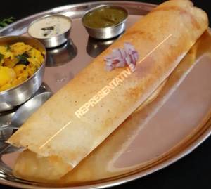 Onion masala dosa
