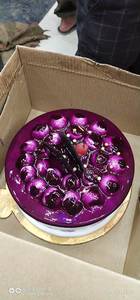 Eggless rich cream blueberry cake per pound