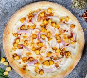 Cheese paneer onion pizza