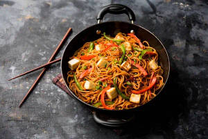 Paneer noodles